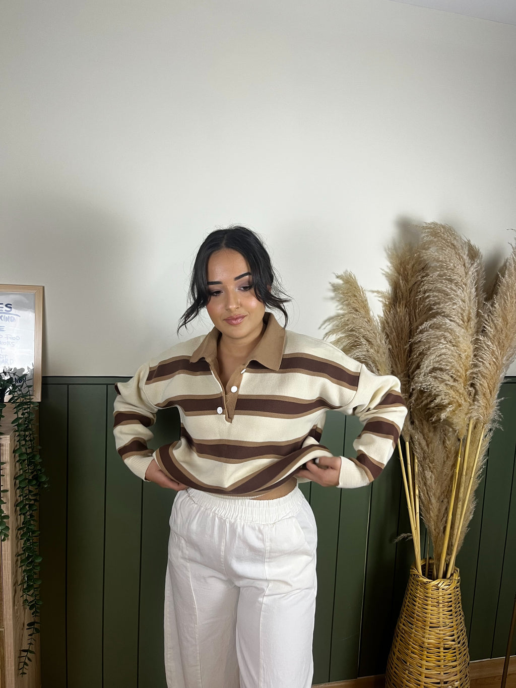 BEYAZ RELAXED BAGGY JOGGER PANTOLON