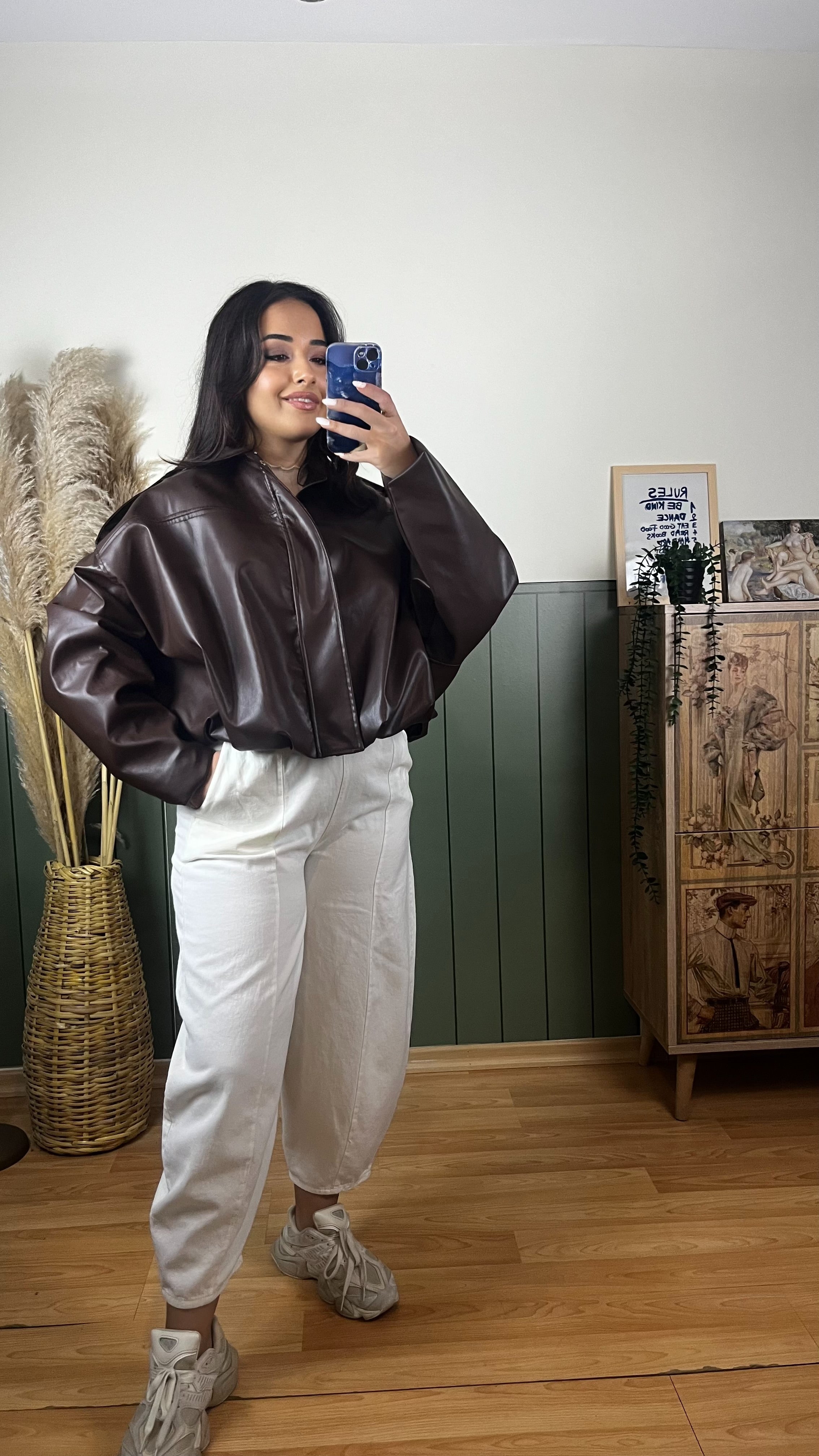 BEYAZ RELAXED BAGGY JOGGER PANTOLON